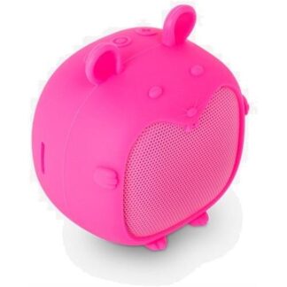 COLUNA BLUETOOTH SPC SOUND PUPS ROSA( 3 W - Rosa  - Sistema de mãos livres - Bluetooth 4.2 - Autonomia: 3 horas - USB  )