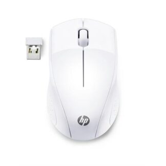 RATO SEM FIOS HP 220B ( USB  - Branco  - Tecnologia LED azul - Sensor ótico de 1300 ... )