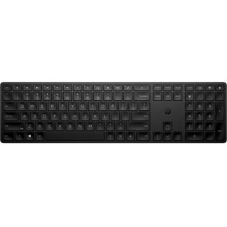 TECLADO SEM FIOS HP 450 ( Wireless  - Preto  - Este belo e elegante teclado incorpora ... )