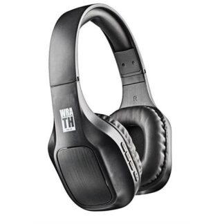 AUSCULTADORES +  MICROFONE BLUETOOTH NGS ARTICA WRATH PRETO ( Bluetooth 5.1  - Preto  - Atenda ou faça chamadas sem retira... )