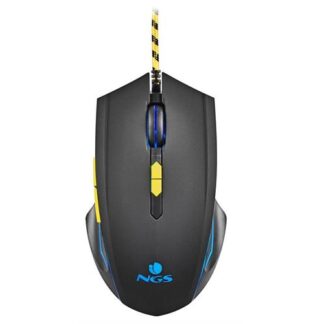 RATO NGS GMX-123 ( USB  - Preto  - Rato para jogos com fios com luz LED arco-ír... )