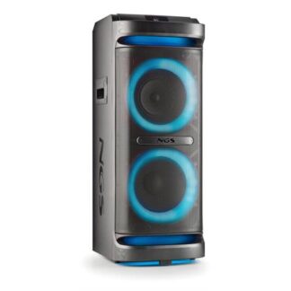 COLUNA BLUETOOTH NGS WILD SPACE 2( Bluetooth - USB - Entrada auxiliar - 2 entradas microfone  - 400 W - Preto  )