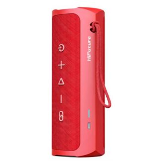 COLUNA BLUETOOTH HIFUTURE RIPPLE( Android e iOS - USB-C - Bluetooth 5.3  - 30 W - Vermelho  )