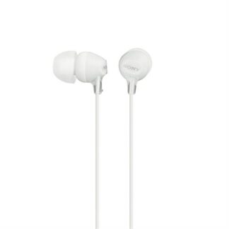 AUSCULTADORES COM FIO SONY MDREX15LPW ( Branco  - Auriculares em silicone com ajuste seguro e confor... )