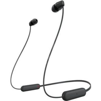 AURICULARES SONY WIC100B ( Preto  - O DSEE restaura as frequências perdidas na compress... )