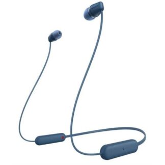 AURICULARES SONY WIC100L ( Azul  - O DSEE restaura as frequências perdidas na compressã... )
